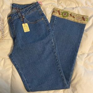 Blue Jeans W/ Beaded Design